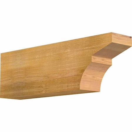 Ekena Millwork Monterey Rough Sawn Rafter Tail, Western Red Cedar, 6"W x 10"H x 32"L RFT06X10X32MON00RWR
